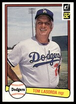 1982 Donruss Base Set #110 Tom Lasorda