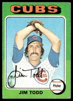1975 Topps Base Set #519 Jim Todd