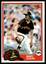 1981 Topps Base Set #436 Gary Lucas