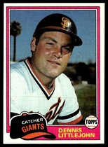 1981 Topps Base Set #561 Dennis Littlejohn