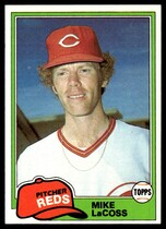 1981 Topps Base Set #474 Mike LaCoss