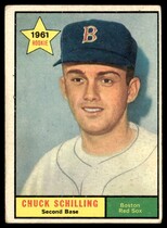 1961 Topps Base Set #499 Chuck Schilling