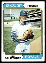 1974 Topps Base Set #225 Paul Splittorff