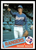 1985 Topps Base Set #149 Dickie Noles