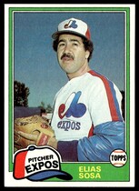 1981 Topps Base Set #181 Elias Sosa