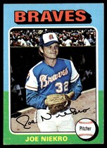 1975 Topps Base Set #595 Joe Niekro