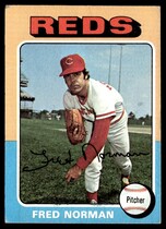 1975 Topps Base Set #396 Fred Norman