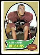 1970 Topps Base Set #124 Len Hauss