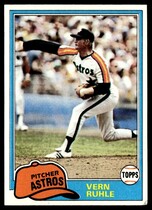 1981 Topps Base Set #642 Vern Ruhle