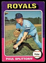 1975 Topps Base Set #340 Paul Splittorff
