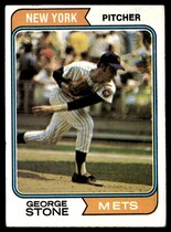 1974 Topps Base Set #397 George Stone