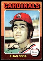 1975 Topps Base Set #398 Elias Sosa