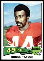 1975 Topps Base Set #418 Bruce Taylor