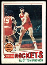 1977 Topps Base Set (White Stock Back) #15 Rudy Tomjanovich