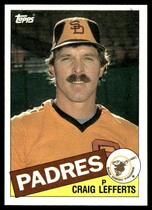 1985 Topps Base Set #608 Craig Lefferts