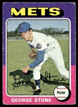 1975 Topps Base Set #239 George Stone