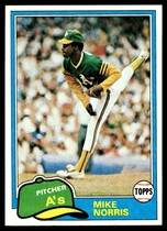 1981 Topps Base Set #55 Mike Norris