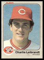 1983 Fleer Base Set #596 Charlie Leibrandt
