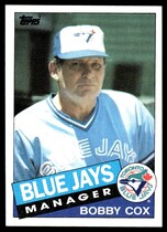 1985 Topps Base Set #411 Bobby Cox