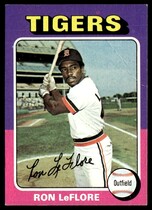 1975 Topps Base Set #628 Ron LeFlore