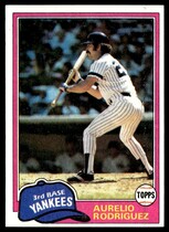 1981 Topps Base Set #34 Aurelio Rodriguez