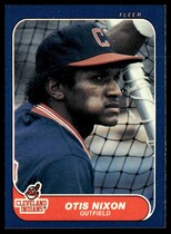 1986 Fleer Base Set #591 Otis Nixon