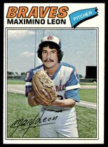 1977 Topps Base Set #213 Max Leon