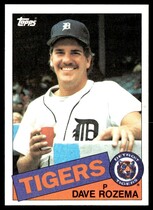 1985 Topps Base Set #47 Dave Rozema