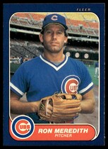 1986 Fleer Base Set #374 Ron Meridith