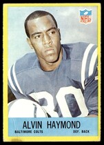1967 Philadelphia Base Set #17 Alvin Haymond