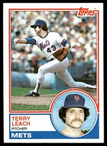 1983 Topps Base Set #187 Terry Leach