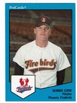 1989 ProCards Phoenix Firebirds #1482 Dennis Cook