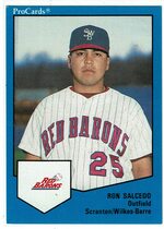 1989 ProCards Scranton/Wilkes-Barre Red Barons #707 Ron Salcedo