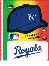 1984 Fleer Team Stickers (Red Back) #NNO Royals (Logo)