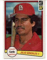 1982 Donruss Base Set #645 Julio Gonzalez