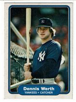 1982 Fleer Base Set #55 Dennis Werth