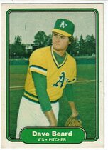 1982 Fleer Base Set #87 Dave Beard