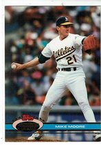 1991 Stadium Club Base Set #464 Mike Moore