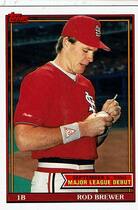 1991 Topps Debut 90 #21 Rod Brewer