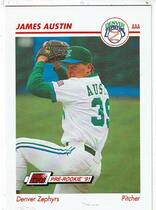 1991 Line Drive AAA #127 Jim Austin