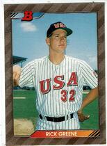 1992 Bowman Base Set #563 Rick Greene