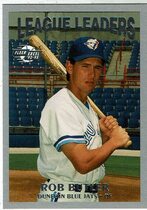 1992 Fleer Excel League Leaders #3 Rob Butler