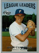 1992 Fleer Excel League Leaders #19 John Cummings