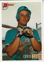 1993 Bowman Base Set #642 Chris Sheff