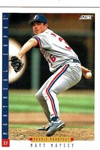 1993 Score Base Set #316 Matt Maysey