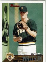 1995 Bowman Base Set #101 Craig Mattson