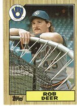 1987 Topps Base Set #547 Rob Deer