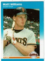 1987 Fleer Update #129 Matt Williams