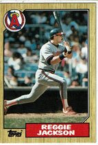 1987 Topps Base Set #300 Reggie Jackson