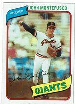 1980 Topps Base Set #195 John Montefusco